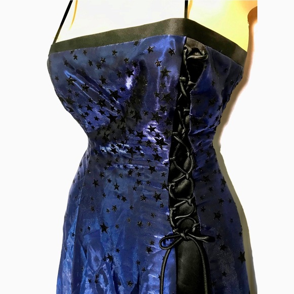 Morgan & Co. Dresses & Skirts - Morgan & Co Corset Dark Blue Formal Prom Gown Dress